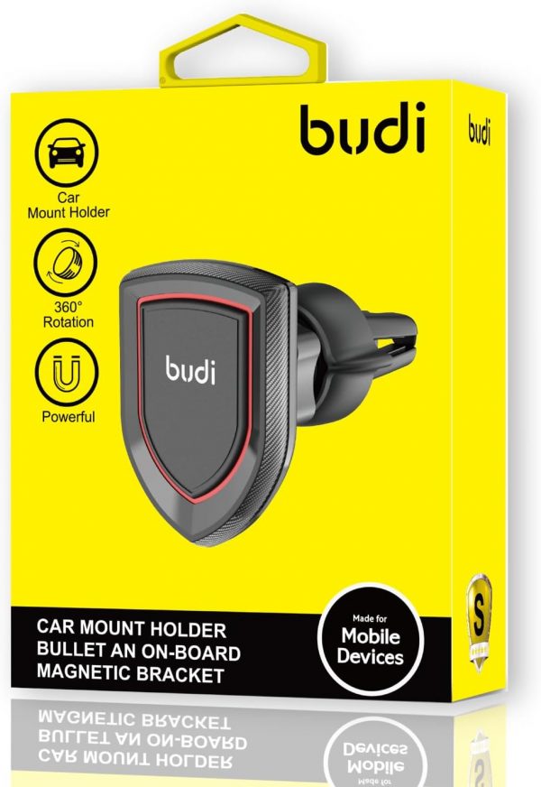 Budi Magnetic Car Phone Mount - 360° - Image 2