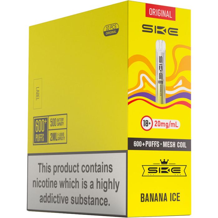 Ske Crystal 600 Prefilled Vape - Box of 10